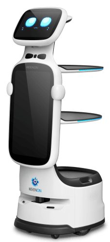 Robot multi-entrega vista frontal